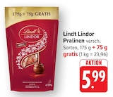 Lindor Pralinen Angebote von Lindt bei EDEKA Oberursel für 5,99 €