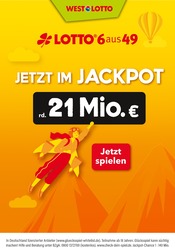 Ähnliche Angebote wie Monopoly im Prospekt "Jetzt im Jackpot rd. 21 Mio. €" auf Seite 1 von Westlotto in Bielefeld