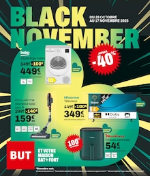 Catalogue But à Cabestany, avec 9 pages Prospectus But à Cabestany, "BLACK NOVEMBER", 9 pages, 28/10/2025 - 17/11/2025