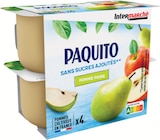 Purée de fruits pomme-poire - Paquito en promo chez Intermarché Hyper Purée de fruits pomme-poire - Paquito dans le catalogue Intermarché Hyper