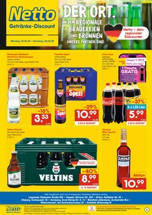 Netto Marken-Discount Prospekt DER ORT, AN DEM DU IMMER AUSGEZEICHNETE PREISE FINDEST. mit 2 Seiten