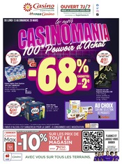 Prospectus Casino Supermarchés à Toussieu, "le mois CASINOMANIA, 100% Pouvoir d'Achat", 48 pages de promos valables du 13/03/2023 au 26/03/2023