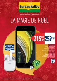 Catalogue Bureau Vallée à Maurepas, avec 12 pages Prospectus Bureau Vallée à Maurepas, "La magie de Noël", 12 pages, 28/11/2022 - 10/12/2022