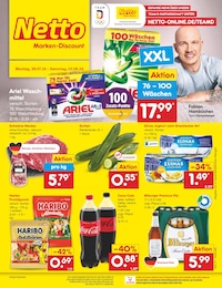 Netto Marken-Discount Prospekt "Aktuelle Angebote" für Siegen, 56 Seiten, 29.07.2024 - 03.08.2024
