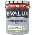 Peinture blanche intérieure, murs satin 15 L - Evalux - Brico Dépôt à Saint-Priest Peinture blanche intérieure, murs satin 15 L - Evalux en promo chez Brico Dépôt Saint-Priest à 43,90 €