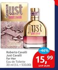 Just Cavalli for Her Angebote von Roberto Cavalli bei E center Ulm für 15,99 €