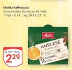 Kaffeepads im Angebot bei GLOBUS in Weimar Kaffeepads Angebote von Melitta bei GLOBUS Weimar für 2,29 €