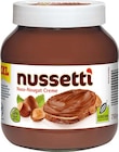 Nuss-Nougat-Creme Angebote von nussetti bei Netto Marken-Discount Bruchsal für 3,49 €