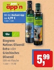 Natives Olivenöl Extra im Angebot bei Markant in Kiel Natives Olivenöl Extra Angebote von Biogreno bei Markant Kiel für 4,99 €