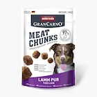 Aktuelle Lamm Angebote bei Zookauf in Remscheid Aktuelles Animonda Dog Snack GranCarno Meat Chunks Lamm pur 80 g Angebot bei Zookauf in Remscheid ab 2,39 €