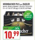 Pils Angebote von Krombacher bei Marktkauf Detmold für 10,99 €