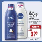 Body Milk Angebote von Nivea bei combi Detmold für 3,99 €
