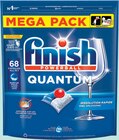 Capsules lave-vaisselle quantum parfum frais x68 - FINISH en promo chez Intermarché Super Valence à 6,54 €