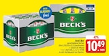 Bier Angebote von Beck's bei E center Lichtenfels für 10,49 €
