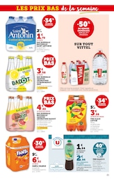 Prix et réduction Eau De Source dans le prospectus Super U en cours Offre Eau De Source dans le catalogue Super U du moment à la page 21