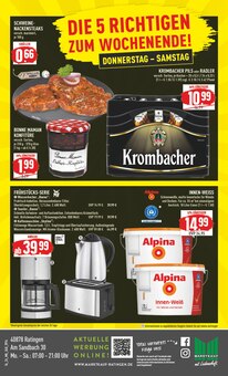Alpina im Marktkauf Prospekt "Aktuelle Angebote" mit 40 Seiten (Düsseldorf)