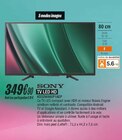 TV LED HD KD32W800P1AEP - SONY - Blanc Brun à Versailles TV LED HD KD32W800P1AEP - SONY en promo chez Blanc Brun Versailles à 349,90 €
