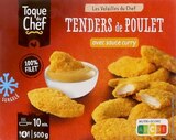 Tenders de poulet avec sauce curry - TOQUE DU CHEF - Lidl à Levallois-Perret Tenders de poulet avec sauce curry - TOQUE DU CHEF en promo chez Lidl Levallois-Perret à 2,60 €