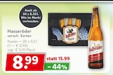 versch. Sorten im Angebot bei Getränkeland in Rostock versch. Sorten Angebote von Hasseröder bei Getränkeland Rostock für 8,99 €