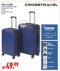 Trolley-Serie royalblau oder silber, ca. 60 cm Angebote von Crosstravel bei Marktkauf Ibbenbüren für 49,99 €