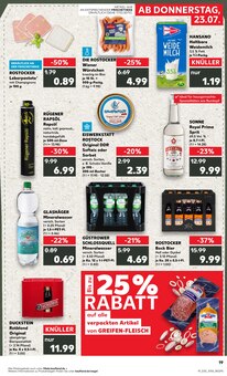 Bier im Kaufland Prospekt "Hier bin ich richtig" mit 56 Seiten (Rostock)