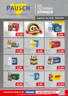 Veltins im Getränkefachmarkt Rausch Prospekt "DIE GETRÄNKEKÖNNER" mit 2 Seiten (Gießen)