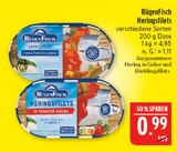 Heringsfilets Feine Kräuter Angebote von RügenFisch bei Marktkauf Bautzen für 0,99 €