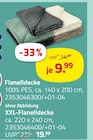 Flanelldecke von  im aktuellen ROLLER Prospekt für 9,99 €