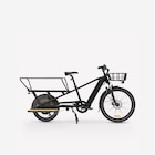 Decathlon Düsseldorf - E-Lastenfahrrad Cargobike R500E Longtail schwarz Angebot im Prospekt E-Lastenfahrrad Cargobike R500E Longtail schwarz bei Decathlon im Düsseldorf Prospekt für 2.699,00 €