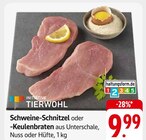 Schweine-Schnitzel oder -Keulenbraten Angebote von INITIATIVE TIERWOHL bei E center Heilbronn für 9,99 €