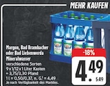 Mineralwasser im Angebot bei EDEKA in Leipzig Mineralwasser Angebote von Margon bei EDEKA Leipzig für 4,49 €