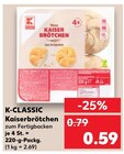 Aktuelles Kaiserbrötchen Angebot bei Kaufland in Ludwigshafen (Rhein) ab 0,59 €