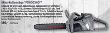 Akku-Kettensäge PD60CS40 bei BAUHAUS in Bonn Akku-Kettensäge PD60CS40 im Angebot bei BAUHAUS Bonn für 189,00 €