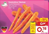 Netto Marken-Discount Gronau - Snackmöhren Tabaluga Angebot im Prospekt Snackmöhren Tabaluga bei Netto Marken-Discount im Gronau Prospekt für 0,78 €