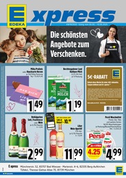 EDEKA Prospekt für Brunnthal mit 4 Seiten EDEKA Prospekt für Brunnthal: "Die schönsten Angebote zum Verschenken.", 4 Seiten, 05.05.2025 - 10.05.2025