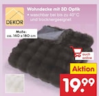 Wohndecke mit 3D Optik Angebote von DEKOR bei Netto Marken-Discount Bremen für 19,99 €
