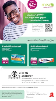 Aktueller mea - meine apotheke Prospekt (Geilenkirchen, 4 Seiten zum blättern mea - meine apotheke Prospekt Unsere Juni-Angebote mit 4 Seiten