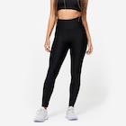Leggings Damen hoher Taillenbund - schwarz im Decathlon Prospekt Leggings Damen hoher Taillenbund - schwarz von DOMYOS im aktuellen Decathlon Prospekt für 14,99 €