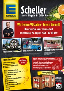 Aktueller EDEKA Radeberg Prospekt EDEKA Radeberg Prospekt "Wir feiern 90 Jahre" mit 2 Seiten