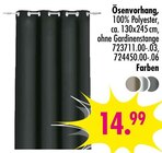 Ösenvorhang Angebote bei SB Möbel Boss Mainz für 14,99 €
