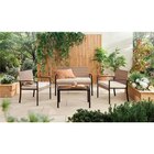 Salon de jardin valence 4 places - ALFRESCO LIVING en promo chez B&M Salon de jardin valence 4 places - ALFRESCO LIVING dans le catalogue B&M