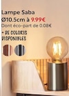 Lampe Saba dans le catalogue Maxi Bazar