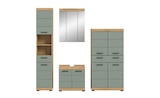 Waschbeckenunterschrank im Höffner Prospekt Badmöbel-Set SCHLOONSEE 4 teilig bestehend aus: Hochschrank Waschbeckenunterschrank Spiegelschrank Midischrank Schloonsee im aktuellen Höffner Prospekt für 649,00 €