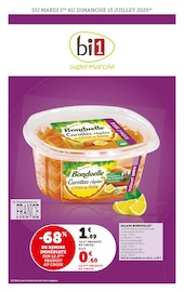 Prospectus Bi1 à Baugy, "bi1 supermarché", 16 pages de promos valables du 01/07/2025 au 13/07/2025