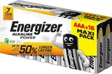 Batterien Power AAA Angebote von Energizer bei dm-drogerie markt Rostock für 5,95 €