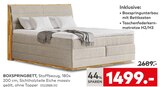 Aktuelle Bett Angebote bei porta Möbel in Braunschweig Aktuelles BOXSPRINGBETT Angebot bei porta Möbel in Braunschweig ab 1.499,00 €