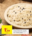 Intermarché Super Épinal - Promo Choucroute cuite au vin blanc Promo Choucroute cuite au vin blanc à 1,49 € dans le catalogue Intermarché Super à Épinal