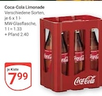 Aktuelle Coca Cola Angebote bei GLOBUS in Nettetal Aktuelles Coca-Cola Limonade Angebot bei GLOBUS in Nettetal ab 7,99 €