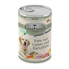 Aktuelles LandFleisch Dog Classic Ente mit Lamm und Kartoffeln 400 g Angebot bei Zookauf in Hagen (Stadt der FernUniversität) ab 1,29 €