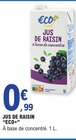 Jus de raisin - ECO+ dans le catalogue E.Leclerc